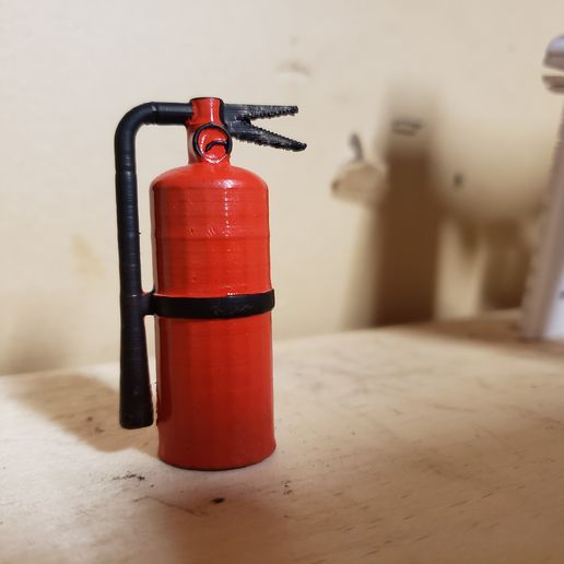 1 10 scale extinguisher accessories garage rc car diorama 3D print model - Mito3D