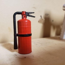 1 10 scale extinguisher accessories garage rc car diorama 3d print model - Mito3D