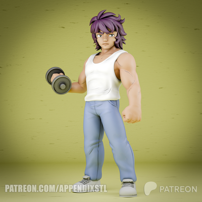 1 10 échelle enfant geki 3d imprimable fichier art saint seiya chevaliers zodiaque zodiaco ikki ouro or shiryu athéna anime manga hyga éviter perdu toile 3d print model - Mito3D