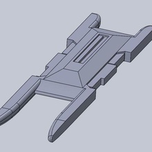 1 10 escala lau 105 dra doble carril adaptador rc avión edf motionrc ala libre 3d print model - Mito3D