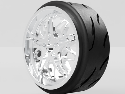 1 10 escala lp12 rueda 10scal rc deriva ruedas mst modelado 3d print model - Mito3D