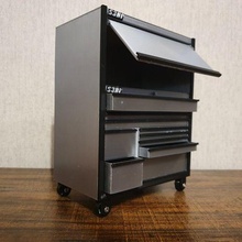 1 10 scala miniatura 55 cassetta degli attrezzi cappuccio scatto on box auto giocattolo scrivania 3d print model - Mito3D