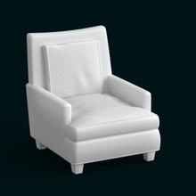 1 10 modelo de escala - poltrona 06 arquitetura caille manequim chaise fauteuil ameublement miniatura maison poup e sidna que 3d print model - Mito3D