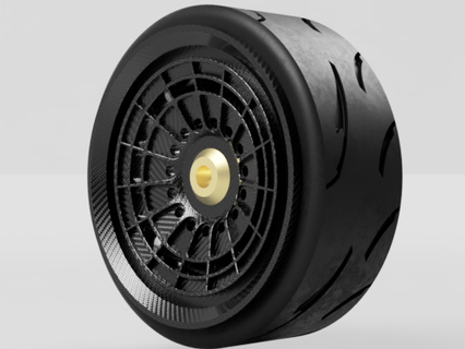 1 10 scale mv forged gr1-v2 wheel 10scal rc drifting wheels mst modeling 3d print model - Mito3D