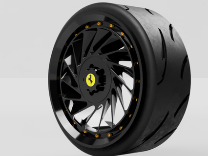 1 10 scale mv forged gr2-v13 rc drift wheel 10scal drifting wheels mst modeling 3d print model - Mito3D