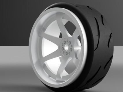 1 10 scale rays te37 rc drift wheels 1 10scal 1 10 scale rc drifting wheels mst modeling  3d print model - Mito3D