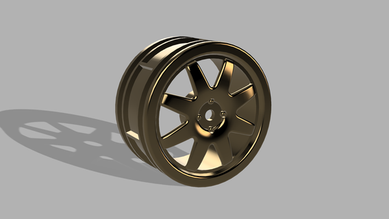 1 10 scale wheel rim Game 3d print model - Mito3D
