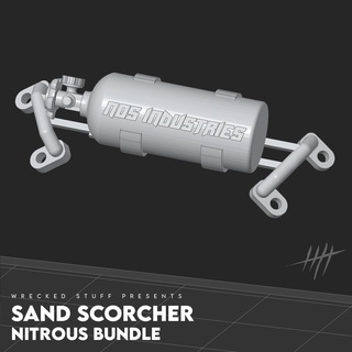 1 10 tamiya sand scorcher nitrous bundle diecast diorama rc madmax junkyard 110 3d print model - Mito3D