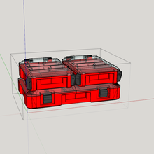 1 10 ferramenta de packout - addon pack vários dewalt milwaukee garagem controle remoto a escala rc 3d print model - Mito3D