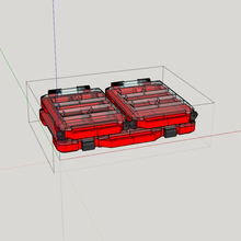 2 1 10 aracı packout Eklenti Paketi çeşitli rc ölçek uzaktan kumanda garaj milwaukee dewalt 3d print model - Mito3D