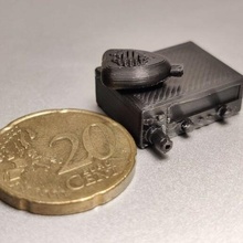 1 10 transceptor rádio rc carros caminhões microfone transmissor trx traxxas axial gmade escala 3d print model - Mito3D