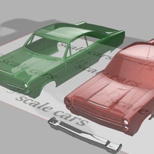 1 12 10 scale 1966 ford fairlane rc body 3d print model - Mito3D