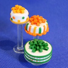 1 12 miniature mariage gâteau supporter art loisir maison poupées Stand gâteaux 3d print model - Mito3D