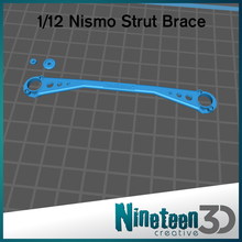 1 12 nismo r32 gtr titânio strut braçadeira 3d print model - Mito3D