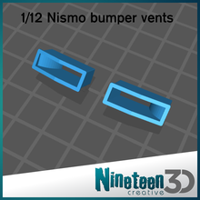 1 12 nissan r32 gtr nismo parachoque ventilaciones Fujimi grande escala r33 r34 silvia modelo 24 deriva cortafuegos 3d print model - Mito3D
