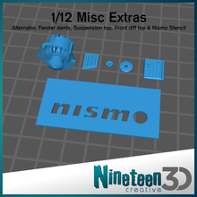 1 12 r32 gtr çeşitli ekstralar 3d print model - Mito3D