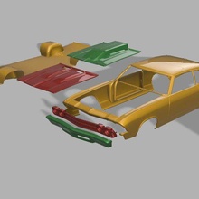 1 12 échelle 1969 Chevy chevelle 3d print model - Mito3D