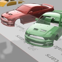 1 12 scale 2007 mustang gt500 3d print model - Mito3D