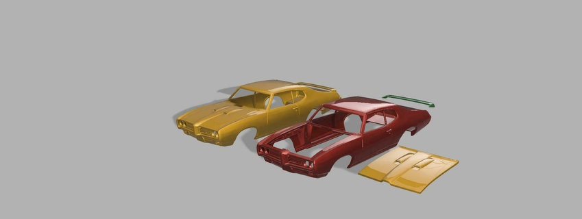1 12 scale gto judge rc body Various 1/12 3d print model - Mito3D