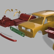 1 12 scala mini clubman auto corsa 3d print model - Mito3D