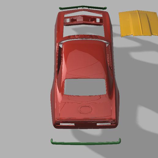 1 12 Rahmen sunoco 1969 Camaro 3D print model - Mito3D