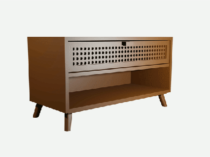1 12 side board dollhouse Game 1/12 scale furniture lunahut modern 3d print model - Mito3D
