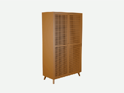1 12 wardrobe dollhouse Game 1/12 scale furniture lunahut modern 3d print model - Mito3D
