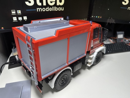 1 12 Ziegler pompiers construction Carson unimog 3d pression modellbau modélisme Feu camion lkw 3d print model - Mito3D