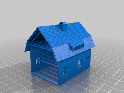 1 144 Rahmen Haus 3d print model - Mito3D