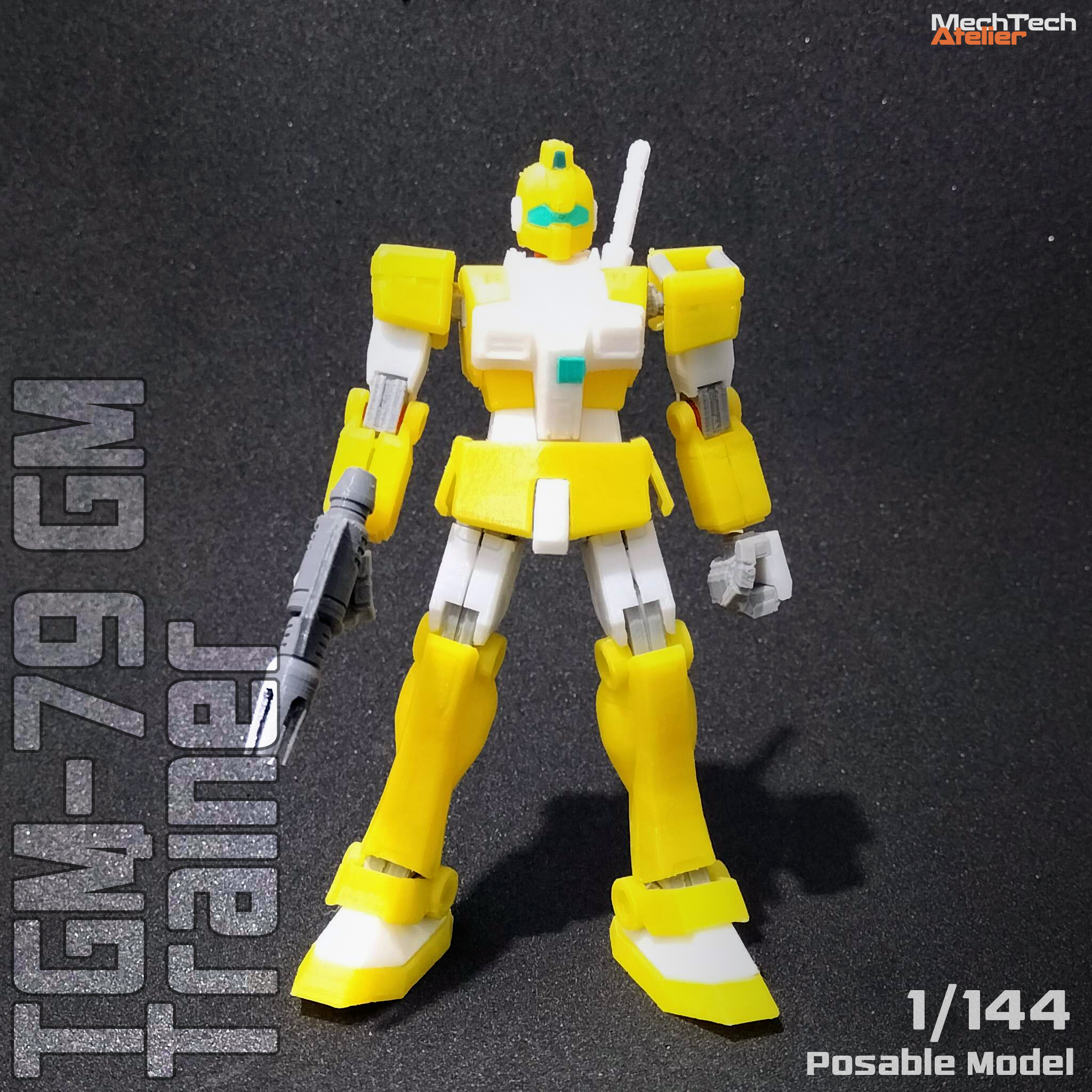 1 144 tgm 79 gm entraîneur anime mech jouet robot sci jeu japon ancien gundam 3D print model - Mito3D