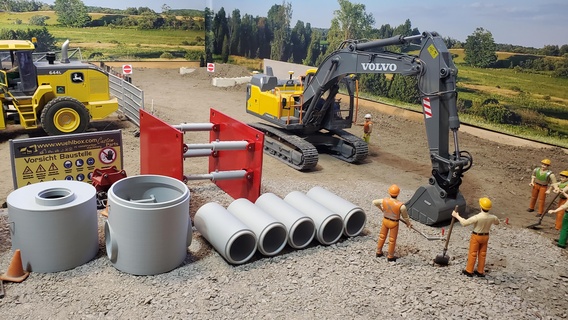 1 14 construction pipe system 16 sewer pipes water 3d print model - Mito3D