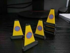 1 14 scale waiting cones Game tamiya bruder rc 1:14 modellbau cone 3d print model - Mito3D