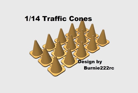 1 14 circulation cônes Masse production burnie222rc burnie222 cône lasse pendentif construction rc radio contrôle 3d print model - Mito3D