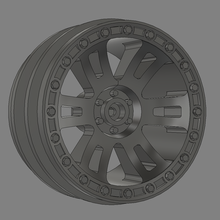 1 16 beadlock crawler wheel wpl tyre - mijbits 3d print model - Mito3D