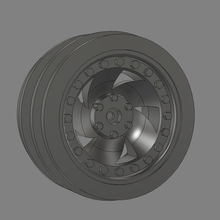 1 16 rastejante roda wpl pneu mijbits 3d print model - Mito3D