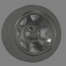1 16 crawler wheel wpl tyre - mijbits 3d print model - Mito3D