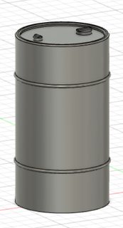 1 18 baril de metal barrel diecast diorama model reduced garage tool car automotive mecanique scale mechanics tools barril 3d print model - Mito3D