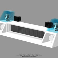 1 18 blaulichtbalken Kunst diorama cross-modellbau tuning blaulicht lightbar polizei 3d print model - Mito3D