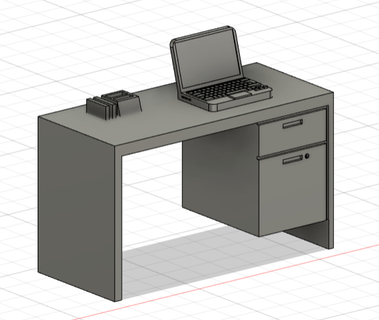 1 18 ufficio d'ordinateur computer scrivania pressofuso vari diorama modello ridotto box auto attrezzo macchina settore automobilistico meccanico scala perché meccanica utensili desktop 3d print model - Mito3D