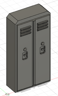 1 18 armadietto industriale pressofuso diorama modello ridotto box auto attrezzo macchina settore automobilistico meccanico scala meccanica utensili lockercasier 3d print model - Mito3D