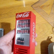 1 18 coca cola frigo lattine bottiglie 3d print model - Mito3D