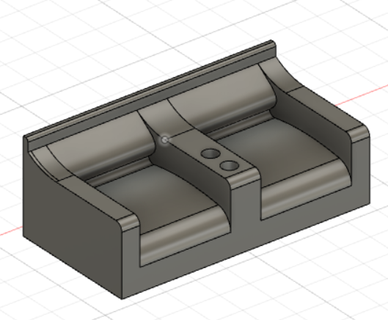 1 18 diván sofá fundido presión diorama modelo reducido garaje herramienta coche vehiculo automotor mecánico escala mecánica herramientas 3d print model - Mito3D