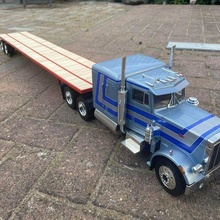 1 18 flatbed trailer 2-axle olx100 truck 3d print model - Mito3D