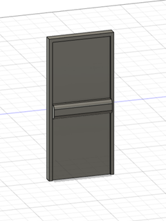1 18 porte acceso puerta fundido presión 3d print model - Mito3D