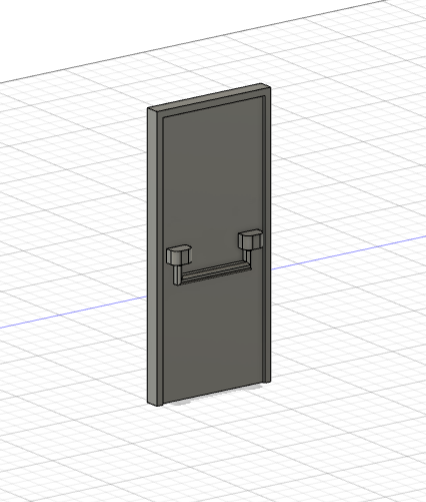 1 18 porte d 39 accesso porta pressofuso 3D print model - Mito3D