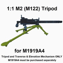 1 m2 m122 tripé m1919 máquina arma fogo suporte ferramenta escurecimento 30 cal cosplay réplica 3d print model - Mito3D