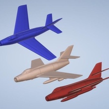 1 200 dassault md 454 myst iv game aircraft model miniature wargame 3d print model - Mito3D