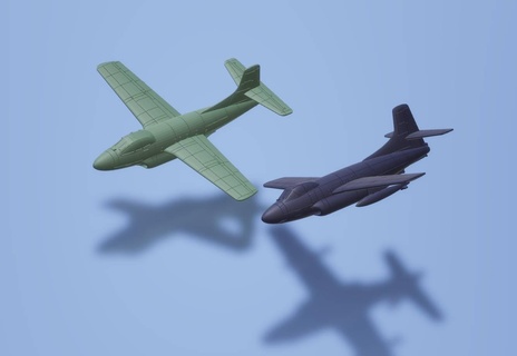 1 200 douglas f3d cavaleiro celeste aeronave modelo miniatura jogo guerra jato us marinha 3d print model - Mito3D