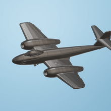 1 200 gloster meteor f8 Spiel Flugzeug Modell der Miniatur wargame 3d print model - Mito3D