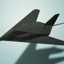 1 200 Lockheed 117 nuit faucon avion modèle miniature jeu guerre 3d print model - Mito3D